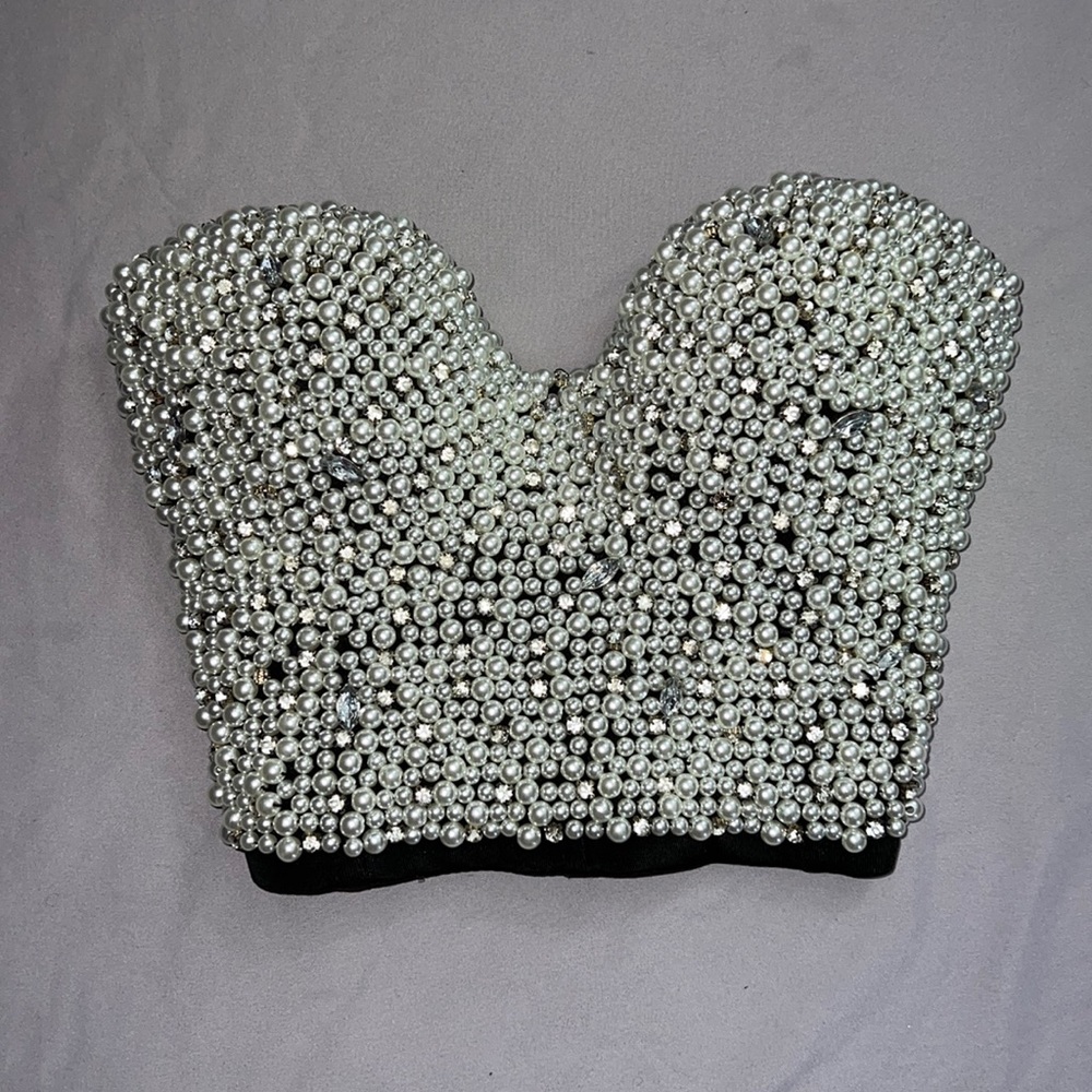 Pearl Bustiers Top
